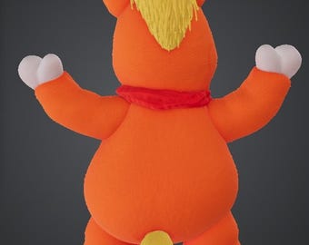 Pal Orange Unicorn Figure