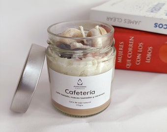 Dessert Artisanal Scented Soy Candle for Coffee Lovers Eco-Friendly Mother's Day Gift