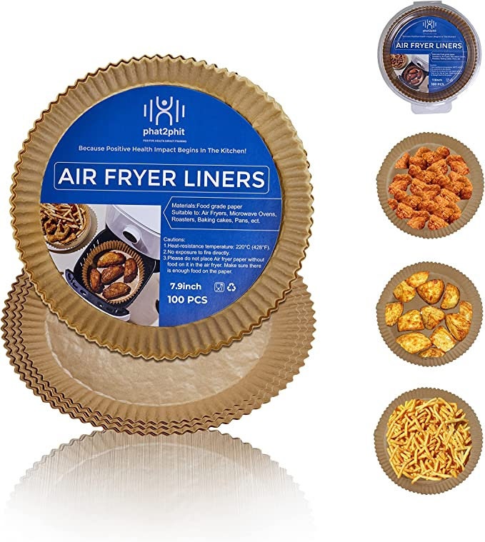 Air Fryer Disposable Paper Liners Parchment Paper Liner Non-Stick Air Fryer  Pape