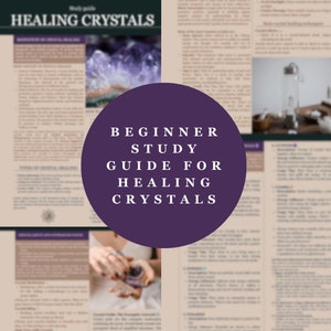 Ultimate Crystal Healing Collection | Beginner&#39;s Guide to Crystals | Energetic Therapies | Crystal Healing Mastery | Digital Download