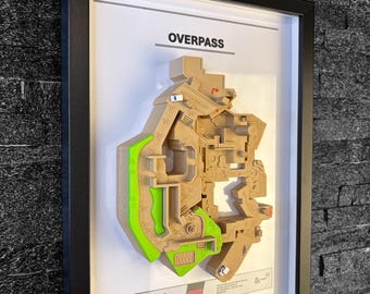 3D-geprinte DIY-gamingkaart "Overpass" geïnspireerd door Counter Strike