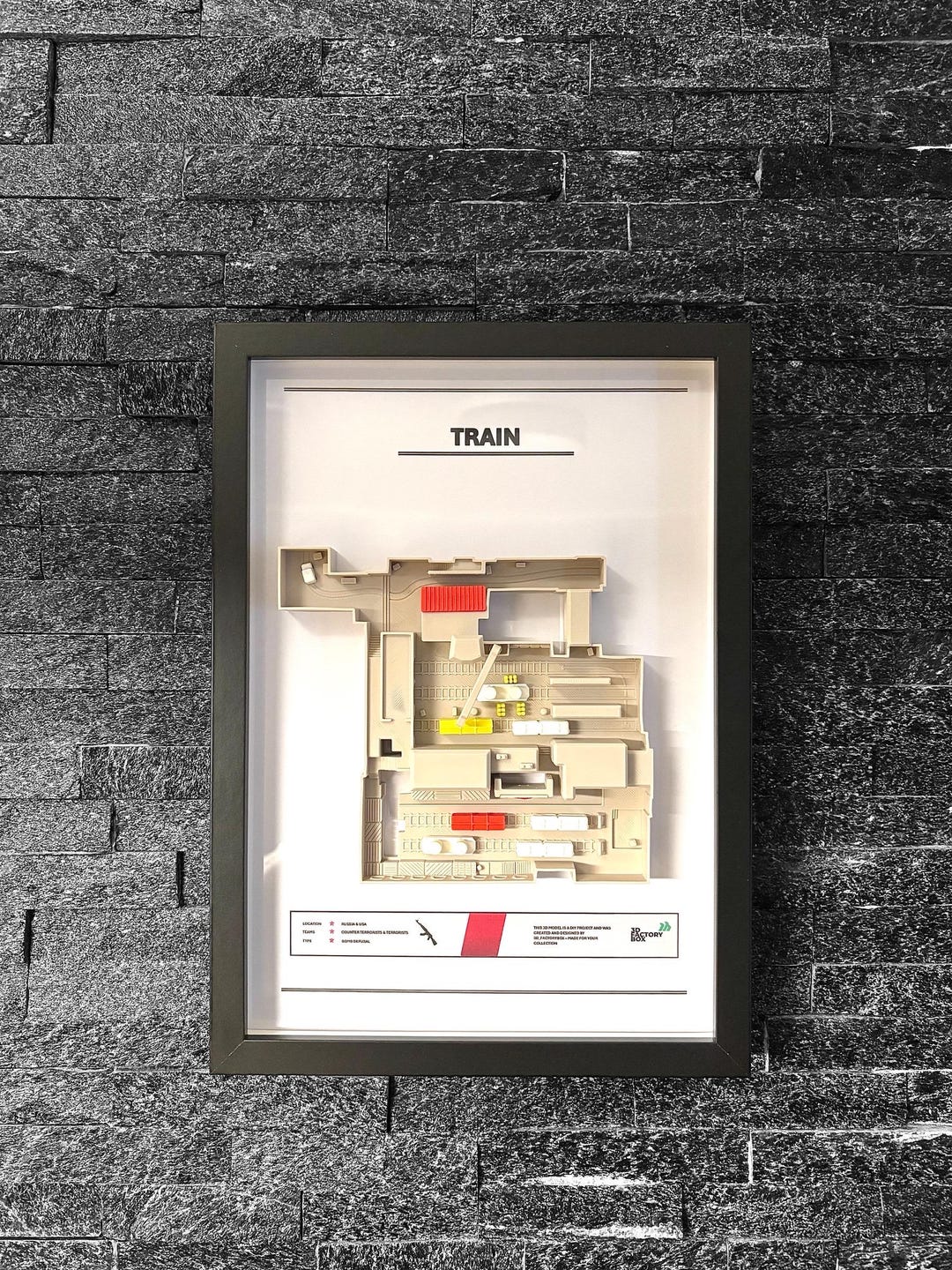 3D Printed DIY Gaming Map “train” Inspired by Counter Strike - Etsy