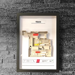 Carte de jeu DIY imprimée en 3D « Train » inspirée de Counter Strike