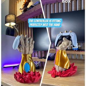 3D Printed DIY Universal Controller Stand - Anime Hand Bild 2