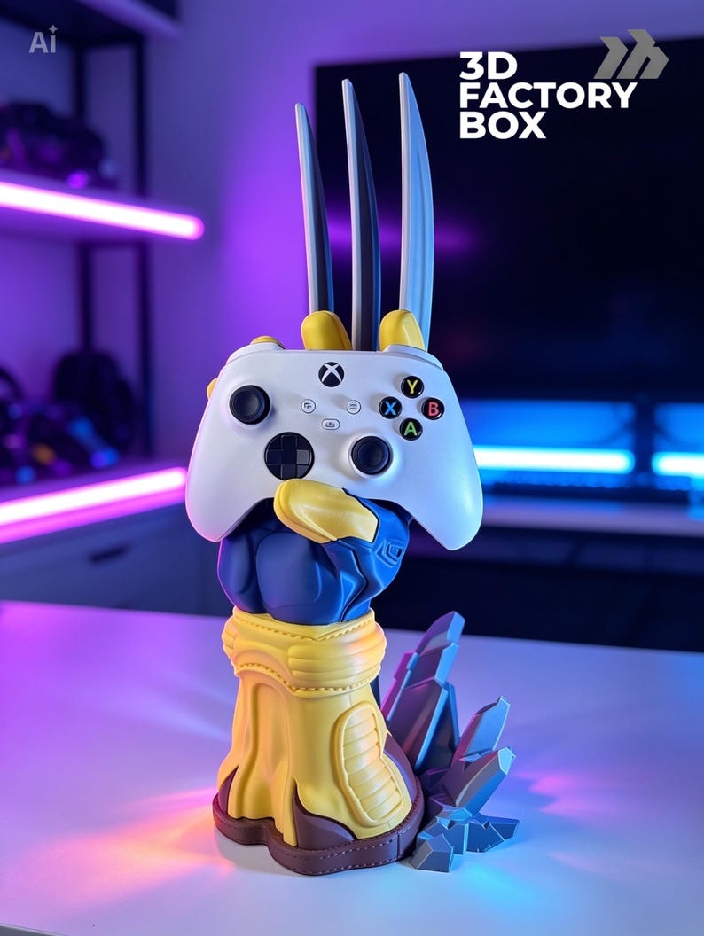 3D Printed DIY Universal Controller Stand - inspired by Game image 6