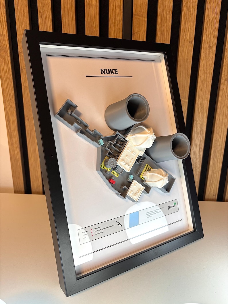 3D Printed DIY Gaming Map “Nuke” inspired by “Counter Strike” image 2
