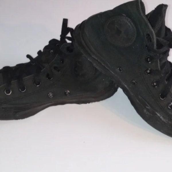 Converse CTAS Hi-Top Unisex BB Shoes M3310 Triple Black Men's Size 5 Women's 7