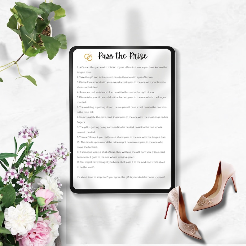 Pass the Prize Bridal Shower Poem - Il 794xN.5283649772 Czqu 