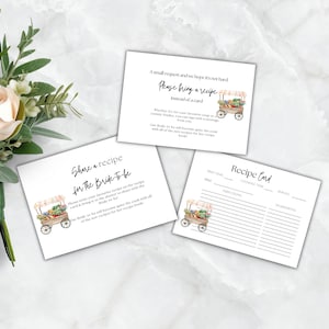 Receptkaart vrijgezellenfeest, boerenmarkt vrijgezellenfeest, lokaal geteeld, direct downloaden, bewerkbaar, afdrukbaar, canva, W121
