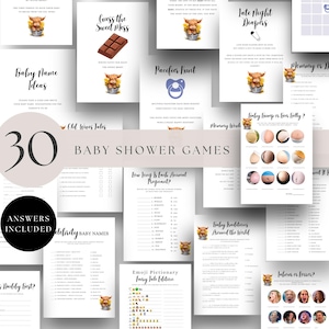 Holy Cow Baby Shower Games, Holy Cow, Ranch, Fattoria, Pacchetto, Divertimento, Modern Sprinkle, Stampabile, Modificabile, Download immediato, Modello, D139