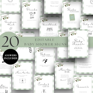 Panneau de baby shower de chasse, chasse, un petit chasseur, canard colvert, imprimable, modifiable, TÉLÉCHARGEMENT IMMÉDIAT, fête à thème rustique, toile, D149