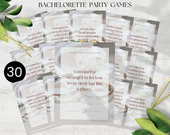 Bachelorette Dare Cards, Girls Night Out-games (afdrukbare directe download)