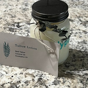 Tallow lotion
