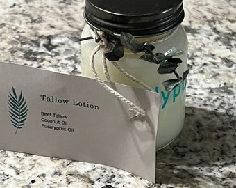 Tallow lotion