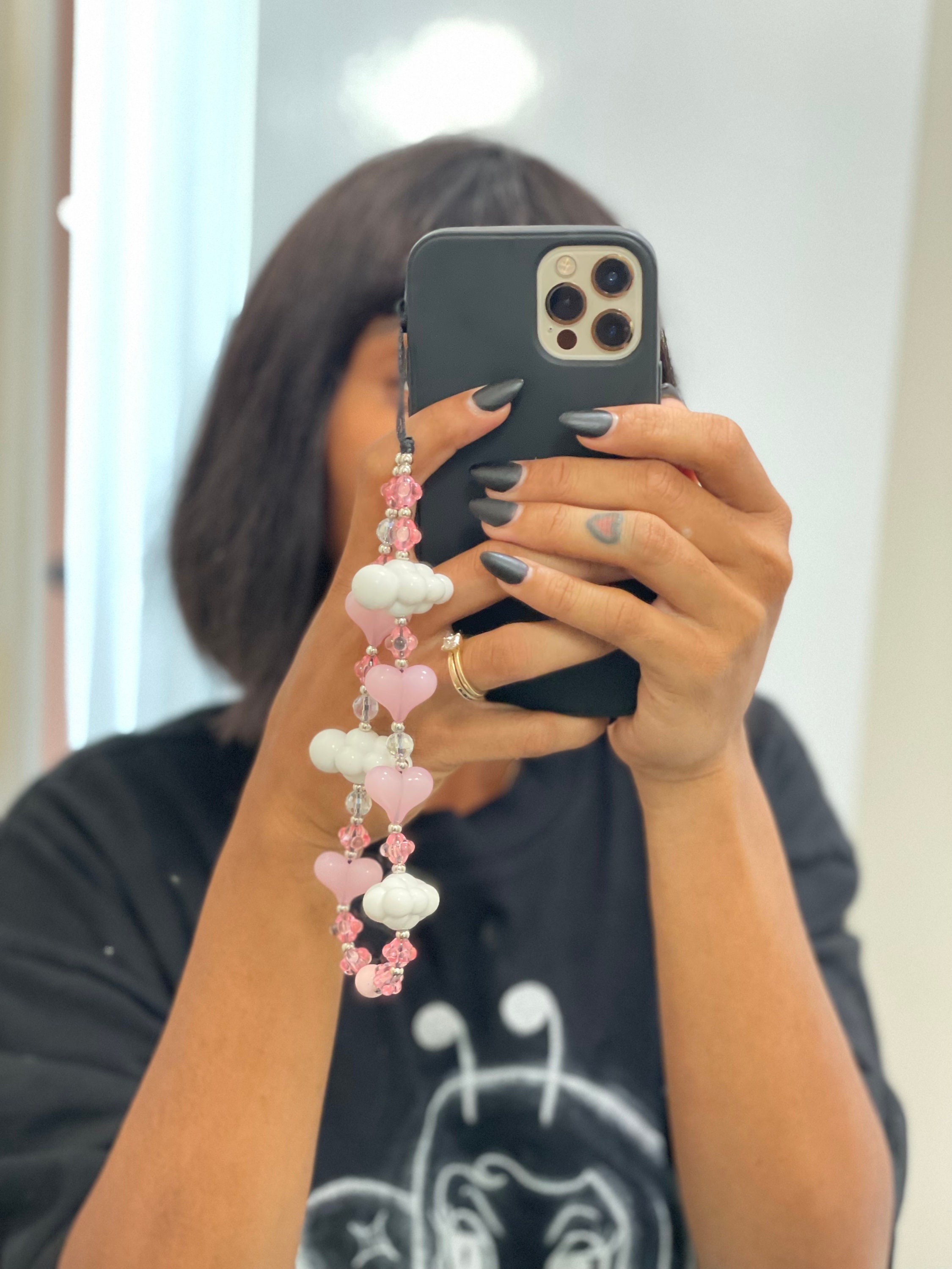 cutest phone charm from daiso 💖 gives sailor moon vibes! #daiso #dais