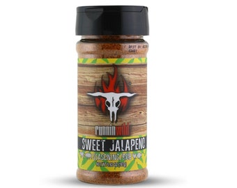 Sweet Jalapeno Seasoning | Sweet and Spicy Rub | Sweet Heat Rub for Beef, Pork, Chicken, and Fish | Runnin’ Wild Foods, 5.9 oz