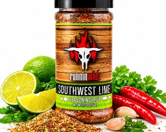 Premium Southwest Lime Seasoning | Bright Citrus & Southwest Spice Blend | Elevates Chicken, Fish, Pork and Fajitas | 5.12 oz