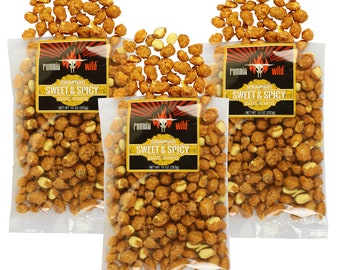 Sweet & Spicy Candy Coated Peanuts | Set of 3 bags, 10 ounces each
