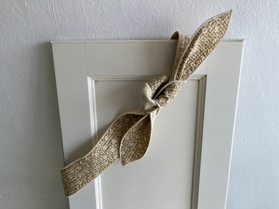 BELTS. vintage Reversible quilted belts with Sati… - image 3