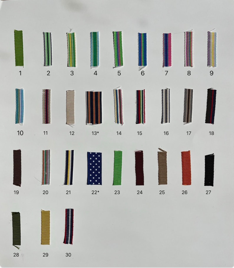 Vintage Grosgrain thin ribbon 1/4" wide. 5 yard minimum. Made in USA. afbeelding 4