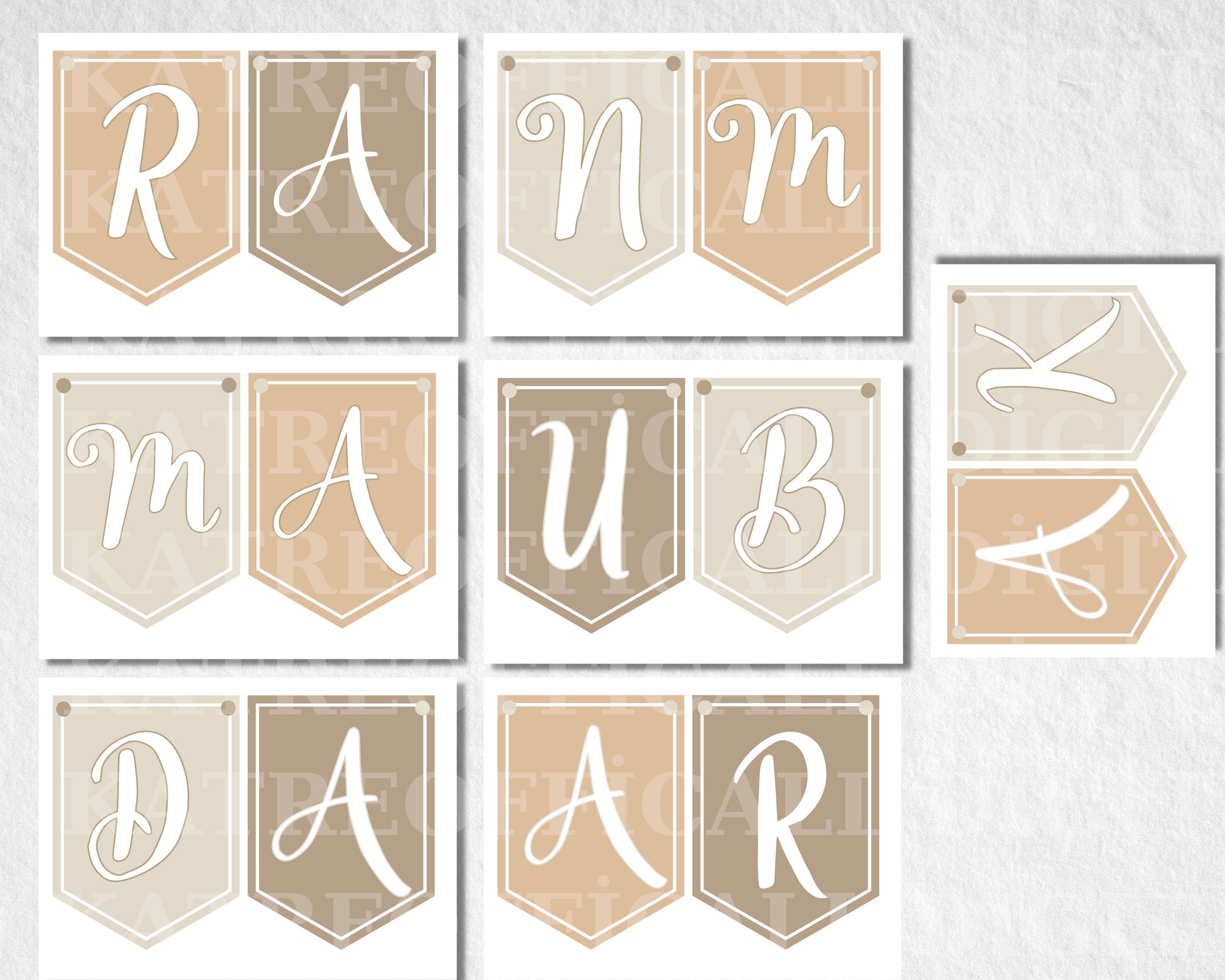 Ramadan Mubarak Printable Banner, Ramadan Decor, Ramadan Mubarak Banner, Ramadan Banner ...