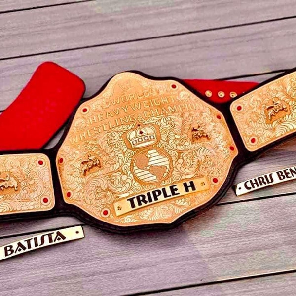 Triple H heavyweight wrestling Championship Replica Title Belt