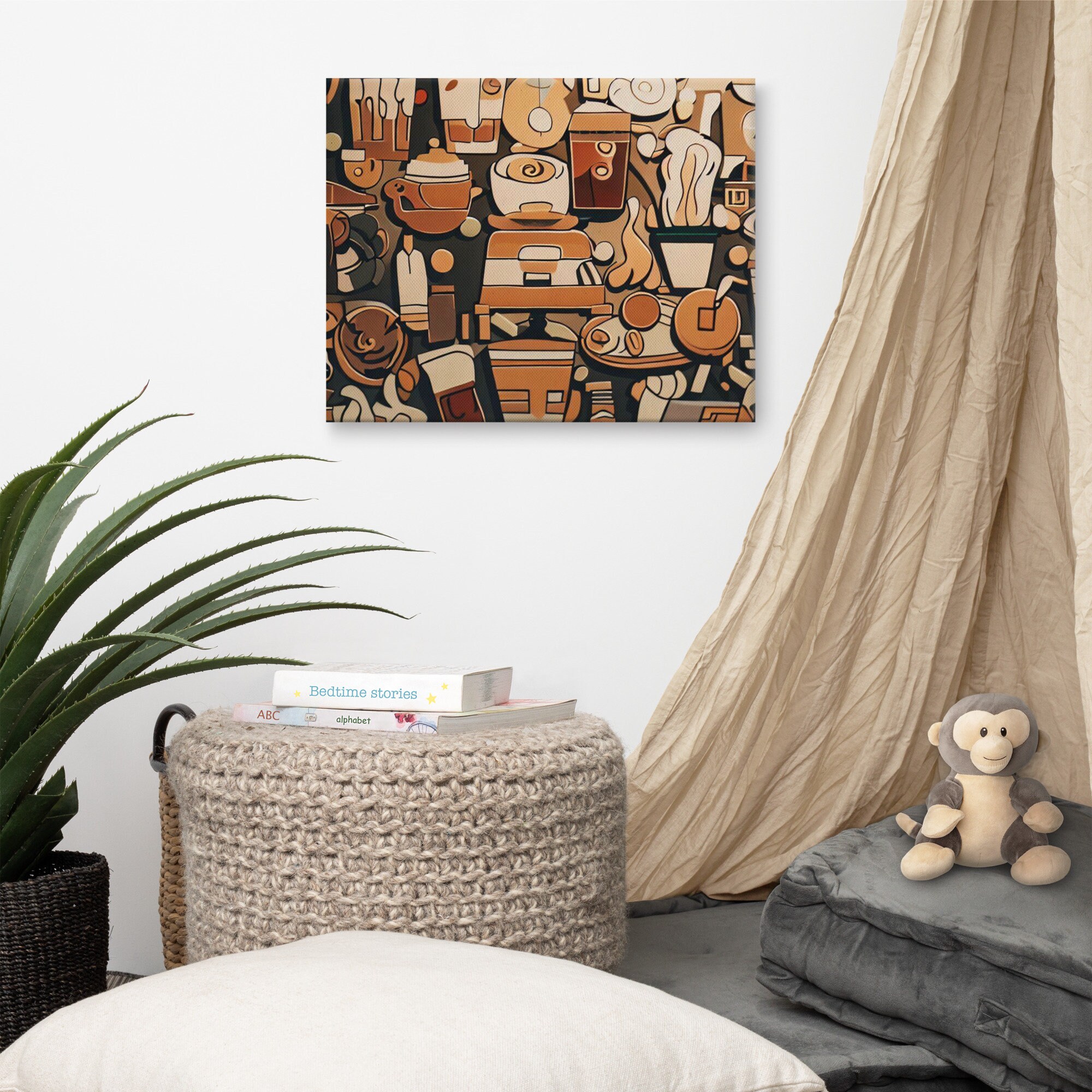 Coffee Shop Canvas Art for Coffee Shops Art for Restaurants Etsy