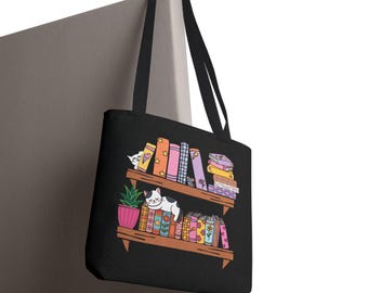 Kitty Cat-draagtas, boekenplank-bibliotheektas