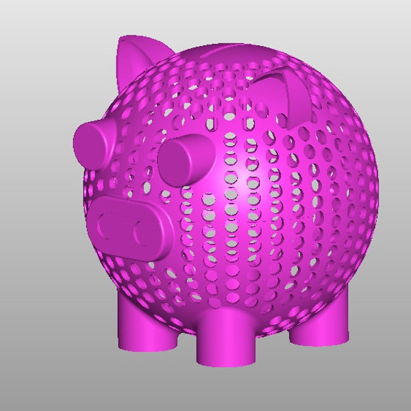 Piggybank, piggy bank, piggy_bank, stl, 3D print