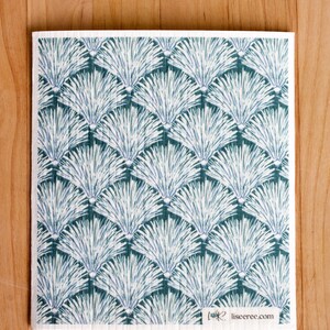 Swedish Dishcloth blue scallops sponge cloth kitchen swedish dish cloth blue Swedish sponge cloth cellulose sponge for hostess gift