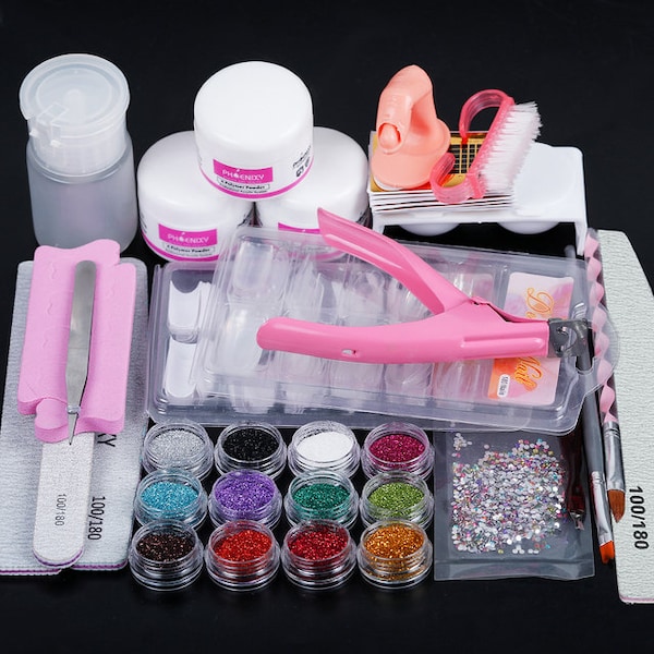 Acrylic Nail Kit Etsy