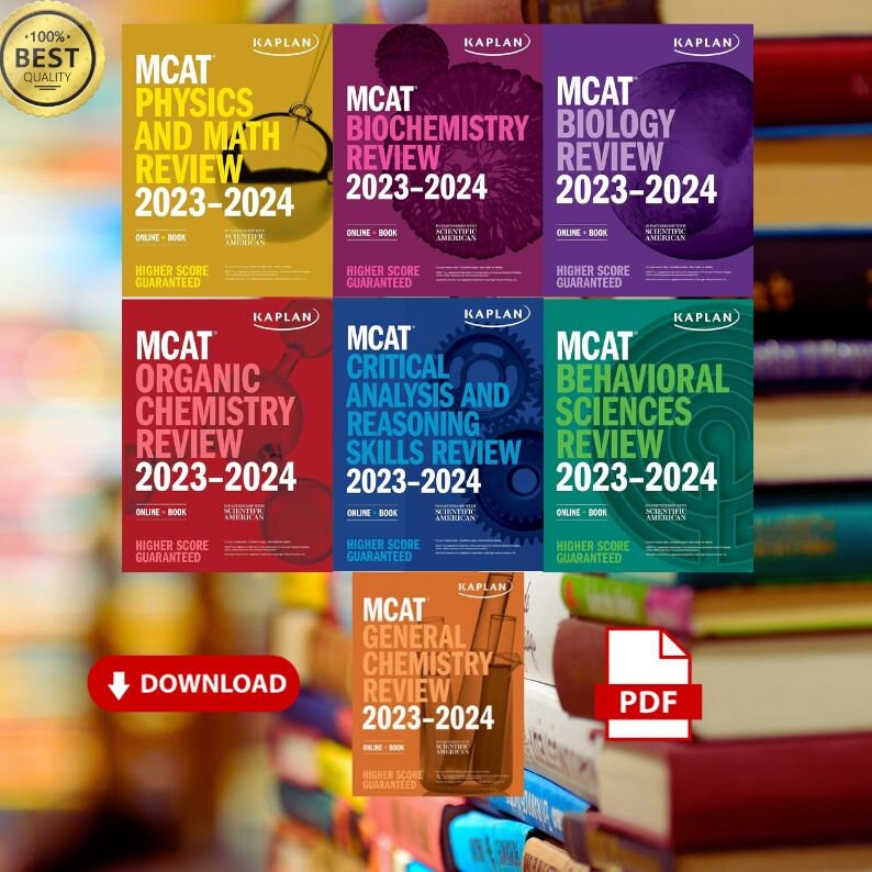 MCAT Complete 7book Subject Review 20232024 Etsy Canada