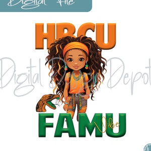Florida A & M, FAMU, HBCU Swag, png, digitale Datei, Sublimationsdatei, DTF