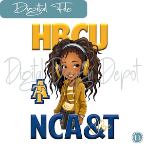 Carolina do Norte A&T HBCU Mom, swag, png, arquivo digital, arquivo de sublimação, DTF