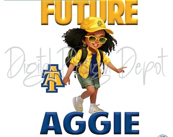 Future North Carolina A&T, HBCU swag, png, digital file, sublimation file, DTF, aggie