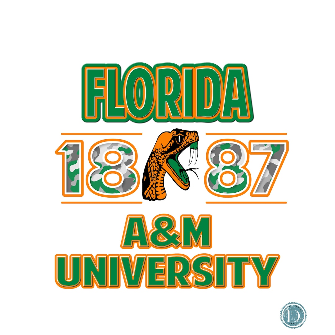 Florida A&M University Rattler 1887 Png| FAMU Hbcu Sublimation, Dtf ...