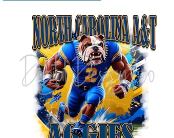 Aggie Dawg Maskottchen: HBCU Digitale PNG Datei