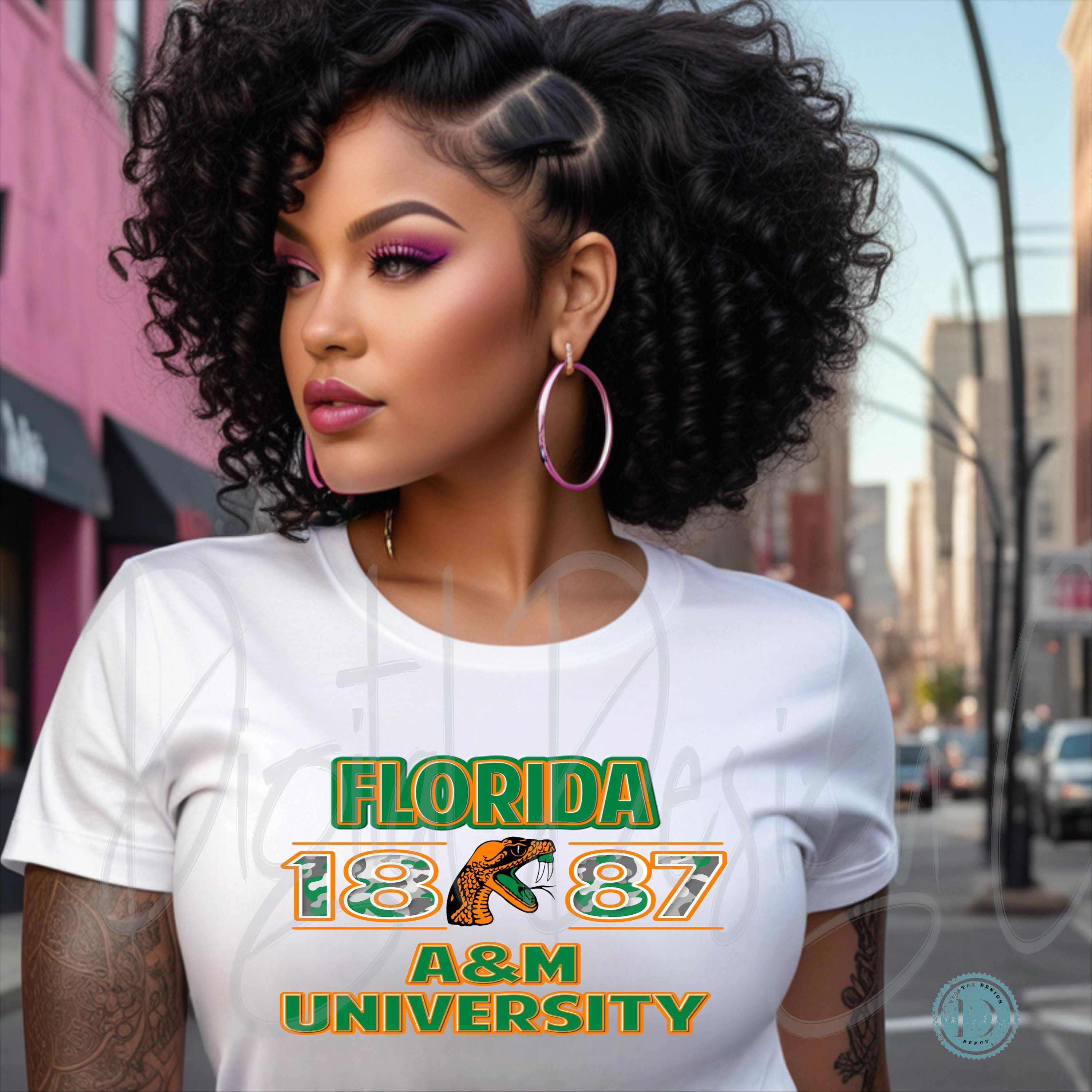 Florida A&M University Rattler 1887 Png| FAMU Hbcu Sublimation, Dtf ...
