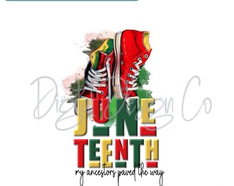 Juneteenth Bundle | Stepping into Juneteenth |  PNG Digital File for Sublimation & DTF Printing