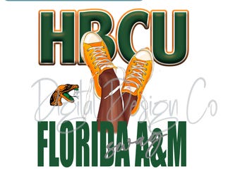 Florida A&M HBCU Tennis, chucks PNG, Sassy, shoes, PNG, High heels Sublimation, dtf File