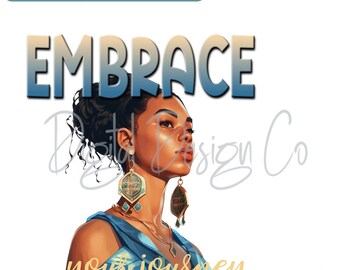 Embrace Your Journey Digital Download – Printable Wall Art & DTF Motivational Quote PNG