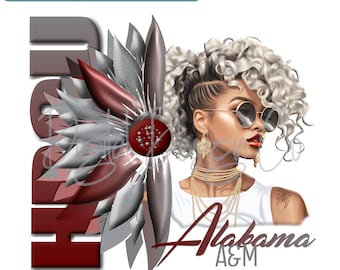 Alabama A&M Bundle, HBCU, png, digital file, sublimation file, DTF