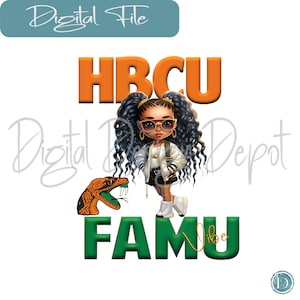 Florida A & M, FAMU, HBCU Swag, png , digitale Datei, Sublimationsdatei, DTF, Instant Download