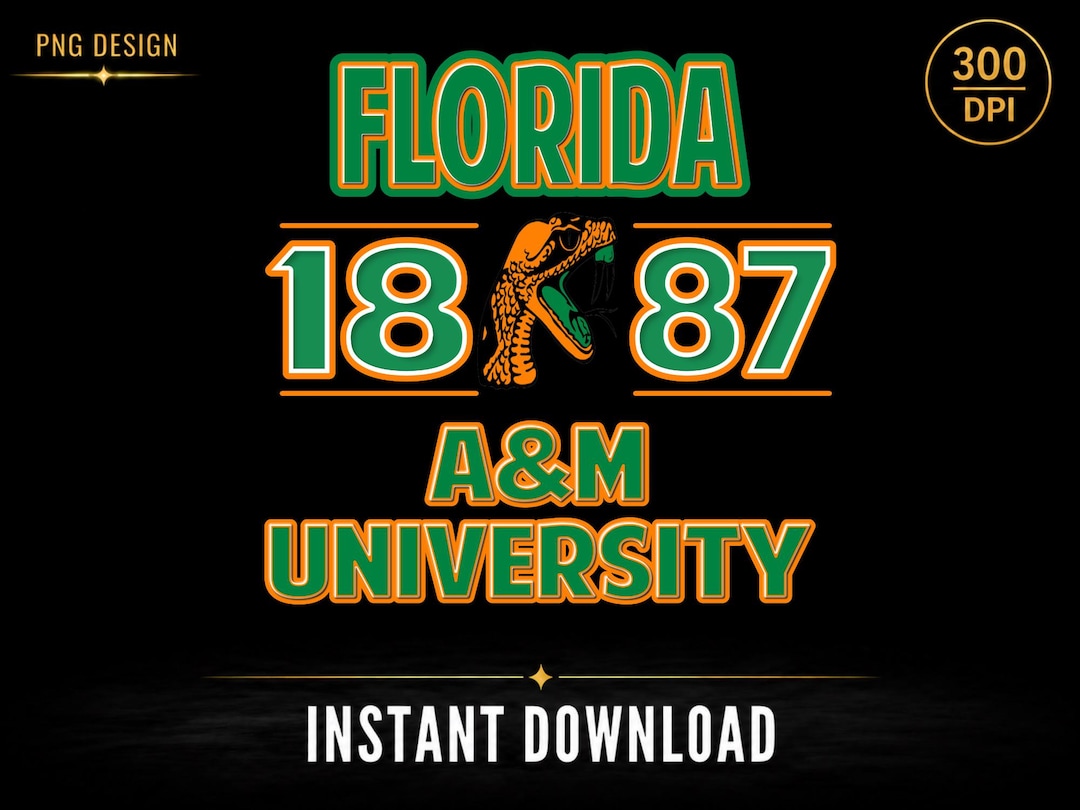 FAMU PNG Shirt Design HBCU Graduation Black College Pride Instant ...