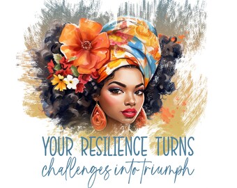 Your Resilience Digital Download – Printable Wall Art & DTF Motivational Quote PNG