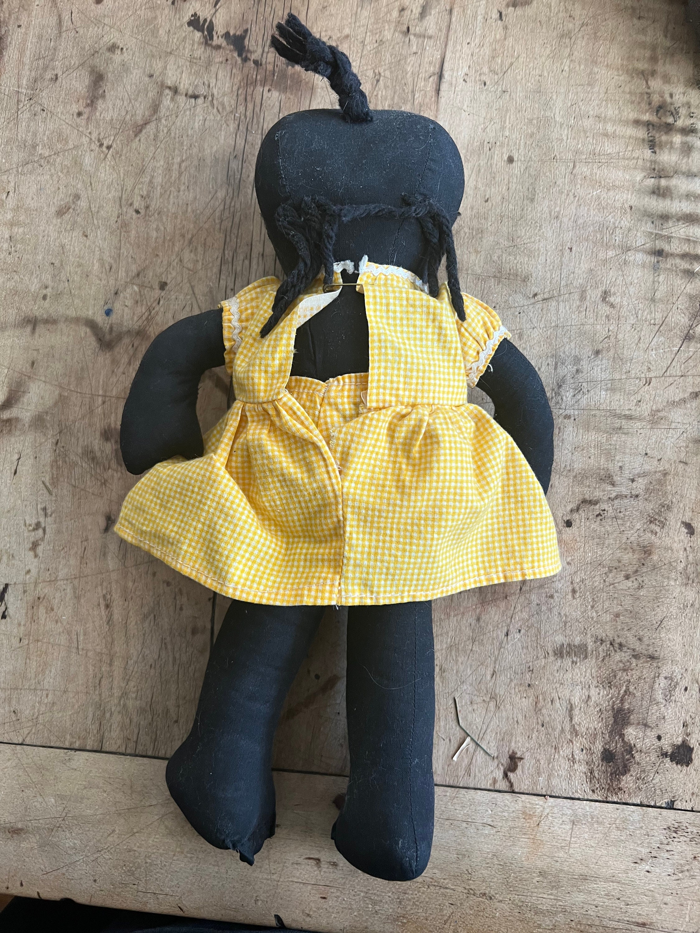 Vintage Black Rag Doll Etsy