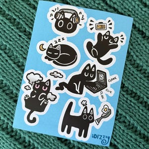 Kitty Cat Sticker Sheet