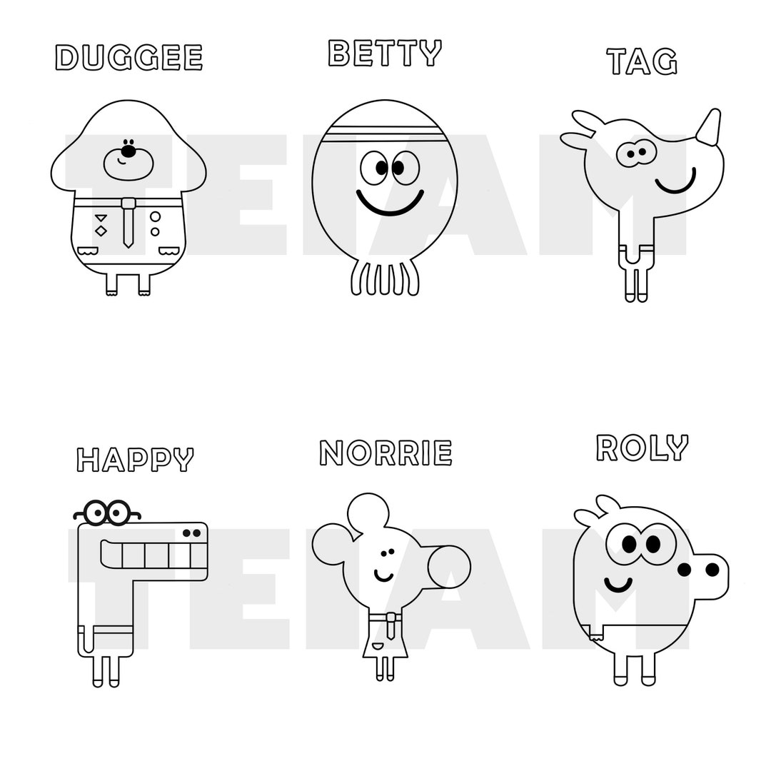 Hey Duggee Coloring Pages Printable 2025 