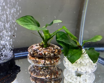 Aquarium Plant Holder (Stacked Stones)