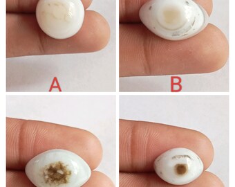 Natural Agate 100% Natural Agate Eye Banded Agate Eyes Cabochons Gemstone Handmade Eyes